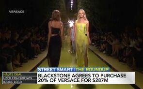 Blackstone to Acquire 20% of Versace