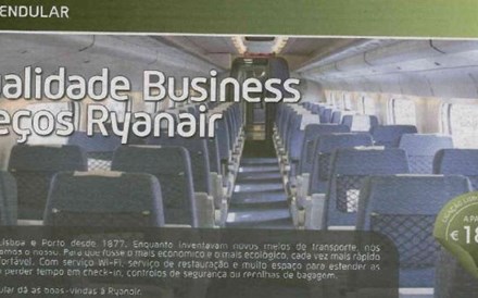 CP provoca Ryanair em anúncio publicitário ao Alfa Pendular