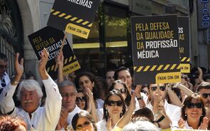 Médicos manifestação