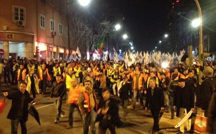 Polícias manifestam-se em Lisboa