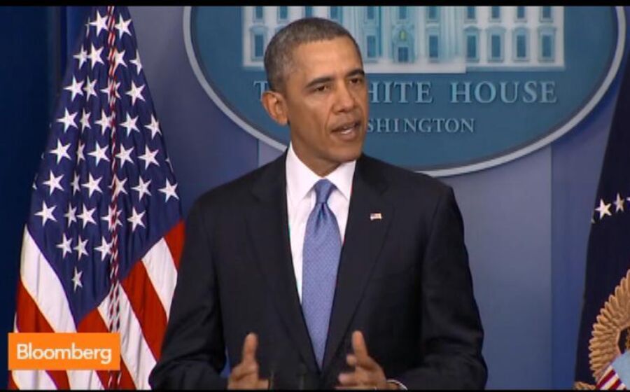 BLOOMBERG TV - Obama: International Unity Against Russia in Crimea