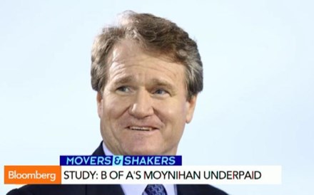 Moynihan do Bank of America está entre os CEO menos bem pagos de 2013