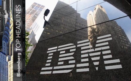 Vendas da IBM em queda pelo oitavo trimestre consecutivo