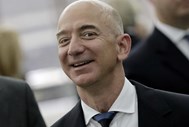 Jeff Bezos, CEO da Amazon, avaliada em 64,2 mil milhões de dólares