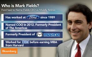 Ford Names Mark Fields CEO, Mulally Sets Retirement