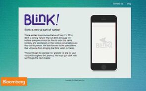 Yahoo Buys Messaging App Blink