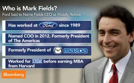 Ford nomeia Mark Fields como CEO