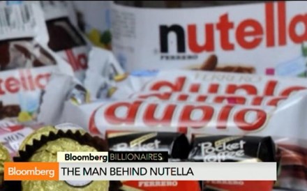 Fortuna de Ferrero foi construída com Nutella e chocolate