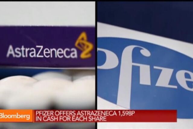Pfizer oferece 63,1 mil milhões de libras pela AstraZeneca