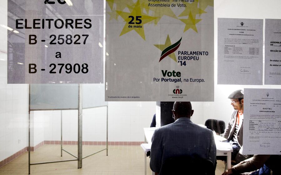 mesa de voto eleições