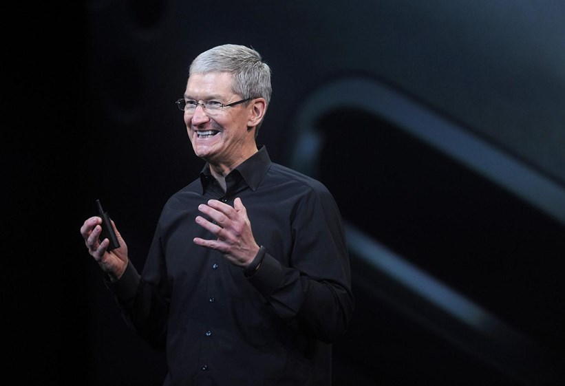 Tim Cook, CEO da Apple, avaliada em 147,8 mil milhões de dólares