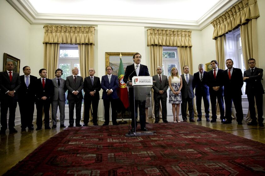 Passos Coelho anuncio saida 