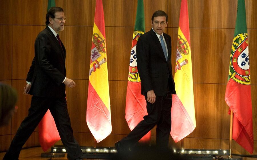 Passos Coelho Mariano Rajoy