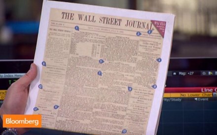 Wall Street Journal em papel vai deixar de ser vendido na Europa