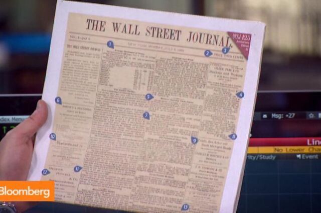 Wall Street Journal em papel vai deixar de ser vendido na Europa