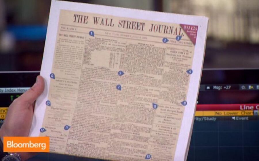 BLOOMBERG TV - Wall Street Journal Celebrates 125th Anniversary
