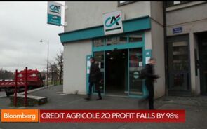 Credit Agricole Profit Falls 98%