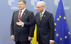 Petro Poroshenko van rompuy 