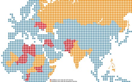 Mapa: As previsões da OCDE para as principais economias do mundo