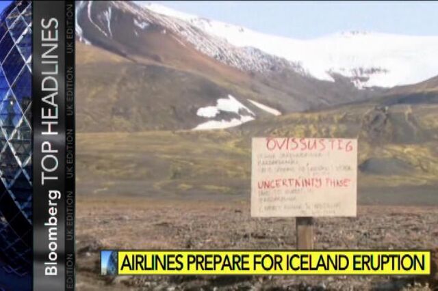 Companhias aéreas preparam-se para a possibilidade de uma erupção vulcânica na Islândia 