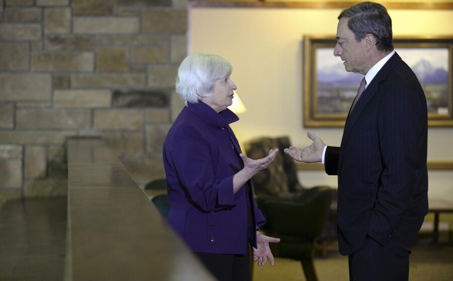 mario draghi Janet Yellen