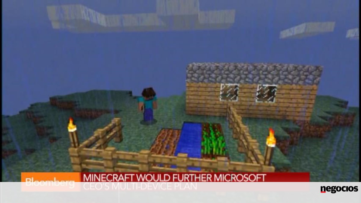 Minecraft foi vendido pela Microsoft na iniciativa Mojang