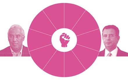 Infografia: Os números da batalha entre Costa e Seguro