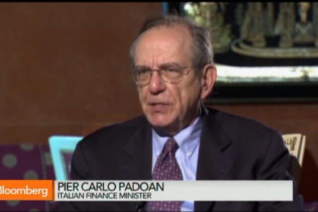 Ministro das Finanças italiano diz que os mercados estão positivos sobre os activos do país