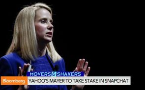 Yahoo’s Mayer to Take Stake in Snapchat