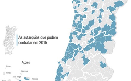 Mapa: Conheça as autarquias que vão poder contratar em 2015