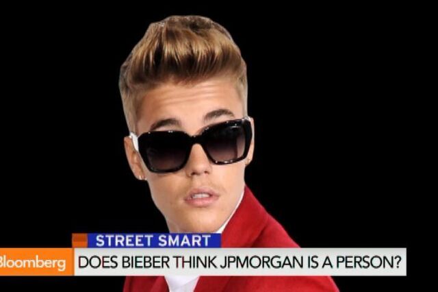 Justin Bieber acha que o JPMorgan é uma pessoa?