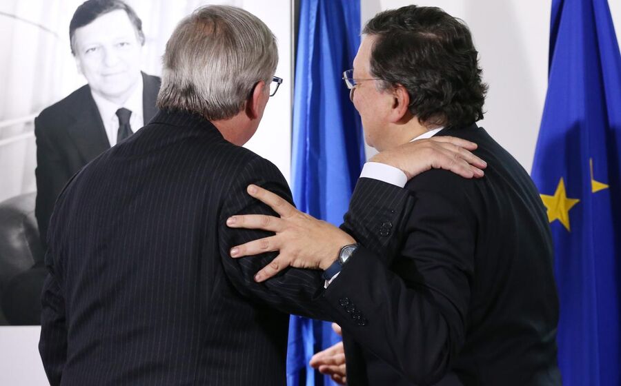 Durão Barroso e Jean-Claude Juncker