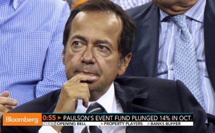 Fundo de John Paulson afunda 14% em Outubro