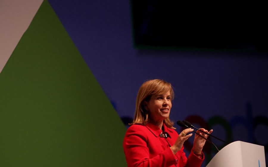 Fátima Barros, presidente da Anacom, fala dos desafios da regulação no Congresso das Comunicações em Lisboa.