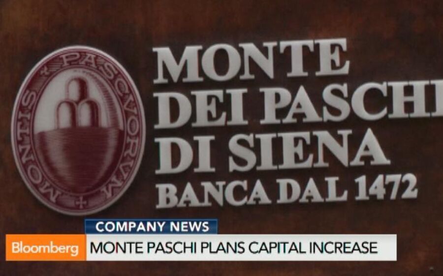 BLOOMBERG TV - Monte Paschi Plans EU Stress Test Capital Increase