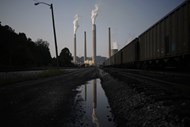 Central eléctrica a carvão da American Electric Power em Winfield, no West Virginia