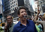 Nick Woodman, fundador e CEO da GoPro, no dia de estreia das acções da companhia no Nasdaq.