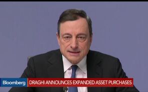ECB’s Mario Draghi Announces Trillion-Euro QE Plan