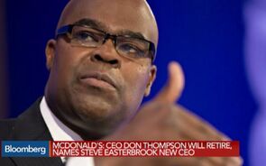 McDonald’s Replaces CEO Thompson With Lieutenant