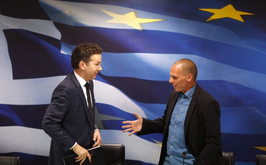Jeroen Dijsselbloem Yanis Varoufakis