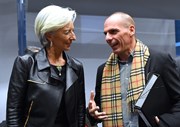 6 de Abril – Varoufakis  após um encontro com Lagarde

“Grécia tem intenções de cumprir todas as obrigações com todos os credores 'ad infinitum''
