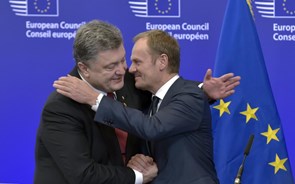 Poroshenko: Ucrânia avança com acordo comercial com UE