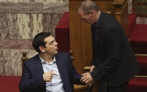 Yanis Varoufakis Alexis Tsipras Grécia 