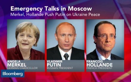 Kremlin: Negociações entre Putin, Hollande e Merkel foram construtivas  