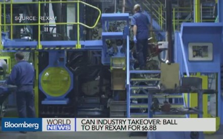 Ball vai comprar a Rexam por 6,8 mil milhões de dólares