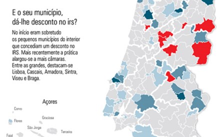 Mapa: O seu município dá-lhe desconto no IRS? 