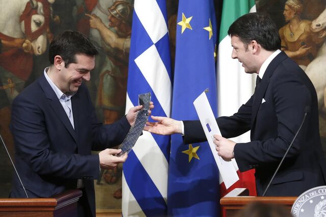 Grécia e Itália alinham discurso por uma 'Europa de crescimento'