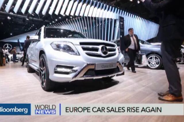 Venda de carros na Europa volta a aumentar