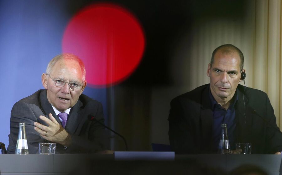 Yanis Varoufakis wolfgang schäuble 