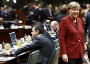 12 de Fevereiro – Merkel antes do Conselho Europeu em que se encontrou pela primeira vez com Tsipras

“A Alemanha está pronta para fazer compromissos, mas também devo dizer que a credibilidade da Europa depende naturalmente do respeito pelas regras que fixámos e da confiança mútua”.
